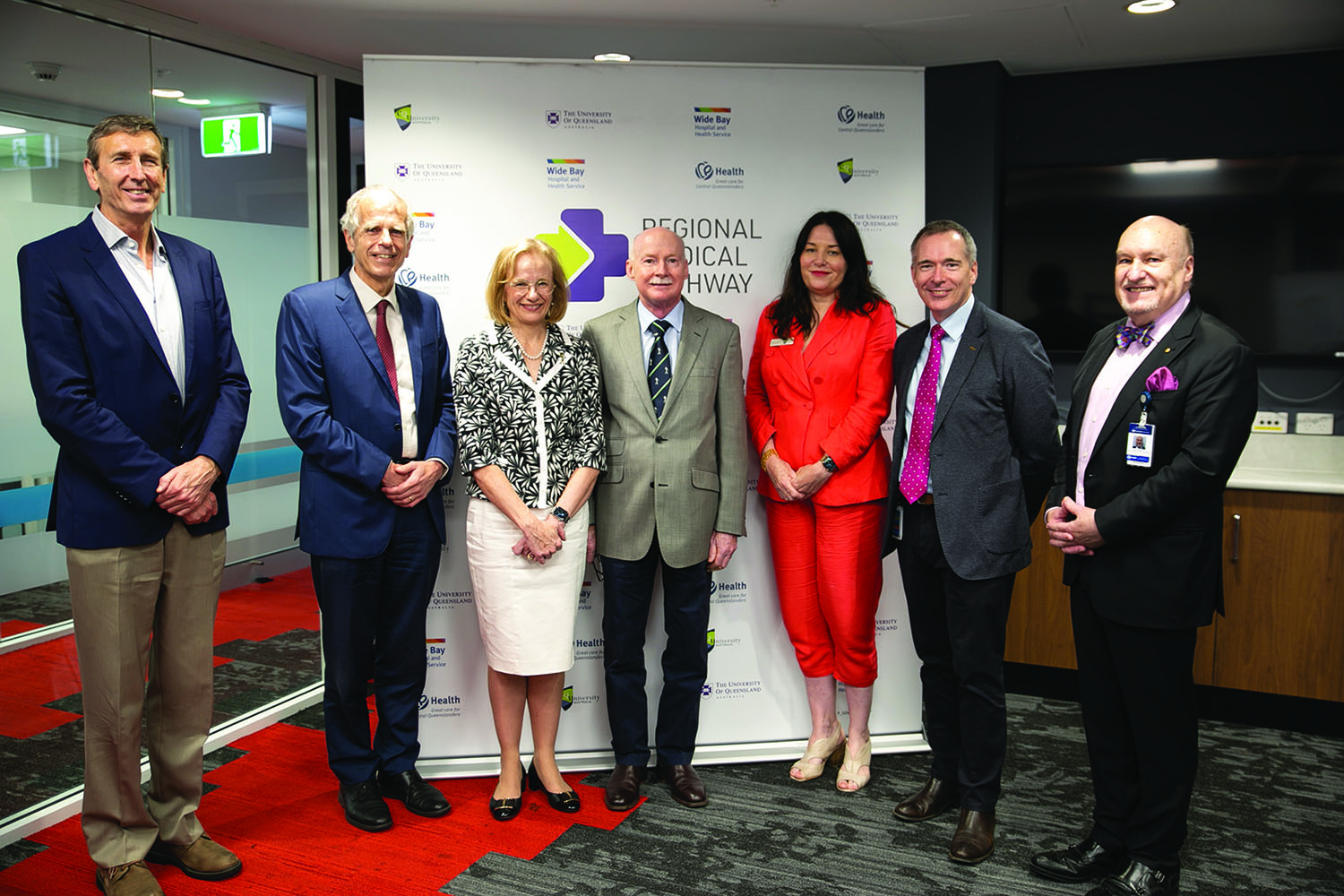 Queensland Governor, Her Excellency the Honourable Dr Jeannette Young PSM, met with senior representatives from Central Queensland Hospital and Health Service, Wide Bay Hospital and Health Service, CQUniversity and The University of Queensland to discuss the roll out of the Central Queensland - Wide Bay Regional Medical Pathway.