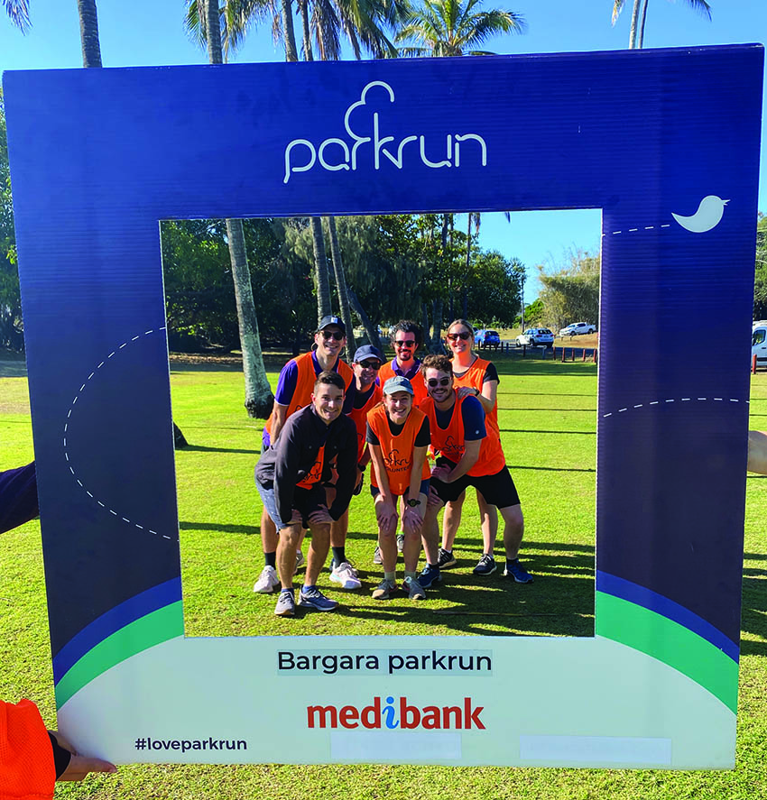 Bundaberg RCU medical students attend Parkrun.