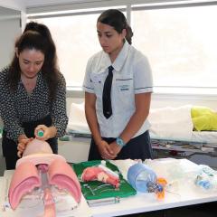 Inspiring local high school students to pursue medical careers