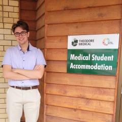 UQ Year 1 medical student Tristan Puhakka